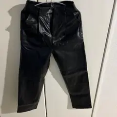 select MOCA 切り替えデザインフェイクレザーパンツ
