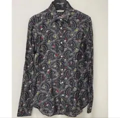 SAINT LAURENT PARIS 総柄 半袖シャツ 42 - メルカリ