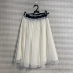 美品　フレアスカート チュールスカート　フリーサイズ