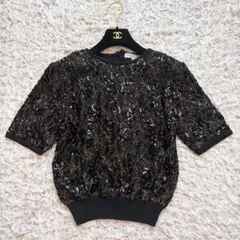 希少 ChristianDior 80-90sヴィンテージ スパンコール シルクのサムネイル