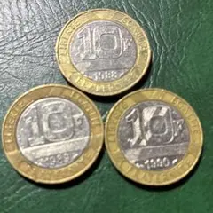 【希少】 サンローラン⭐️ 10フラン銀貨★5フラン銀貨セット フランス - ワタナベコイン ネットショップ