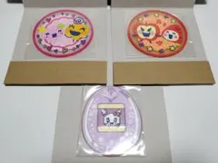 【電子雞】透明橡膠杯墊 三件組