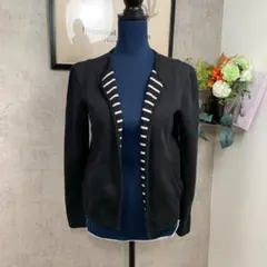 美品 ZARA カーディガン ボレロ S ブラウン 伸縮性有 匿名配送