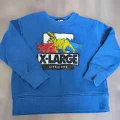 X-LARGE 恐竜プリント トレーナー　110センチ