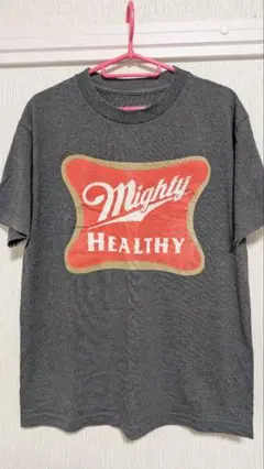 Mighty Healthy グレー Tシャツ