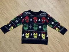 H&M marvel クリスマス　ニットセーター 92