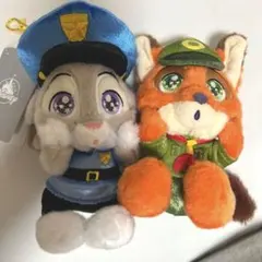ディズニーストア ズートピア ニック ジュディ KIRAMEKI キーチェーン