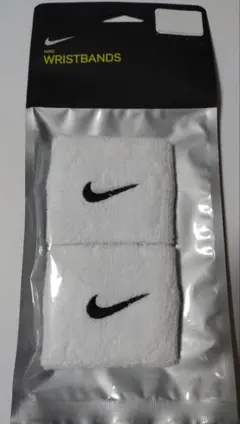 【新品】Nike リストバンド ホワイト 2個セット