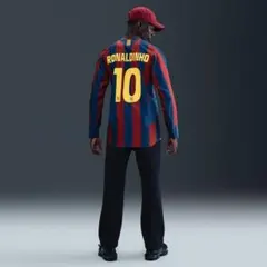 バルセロナ2005/06 復刻ユニフォーム　長袖　ロナウジーニョL バルセロナ2005/06 復刻ユニフォーム 長袖 ロナウジーニョL - メルカリ