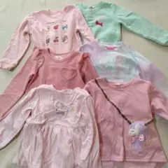 女の子130サイズ　まとめ売り　秋冬服　長袖カットソー
