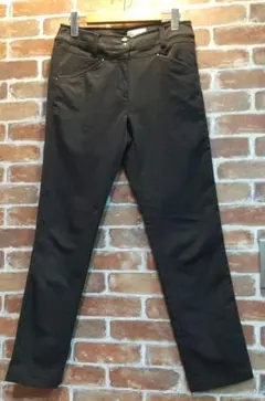 Munsingwear レディース ブラックゴルフウェアパンツ