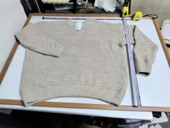 H&M 長袖ニットセーター Lサイズ 新品、タグ付 ★6650Tのサムネイル