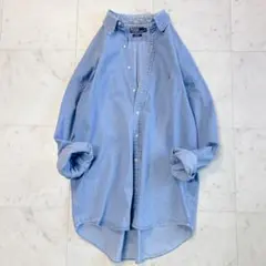 ポロラルフローレン BLAKE デニムシャツ XL ワンポイント刺繍 BD