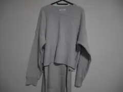 グレー スウェット キャミワンピース