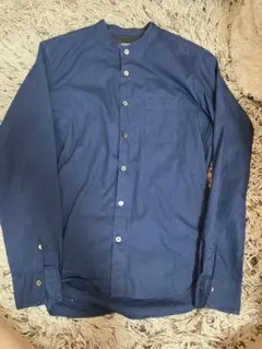 ノーカラーシャツ シャツ