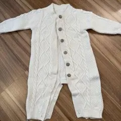 ロンパース ニット