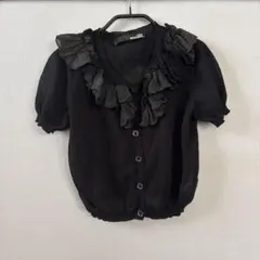 LOVE MOSCHINO ラブモスキーノ ボレロ カーディガン ブラックのサムネイル
