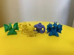 当時物　怪獣消しゴムセット　キングギドラ　メカニコング