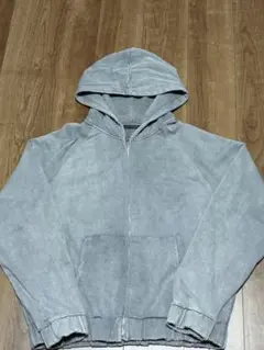 ZARA ジップアップパーカー グレー Lサイズのサムネイル