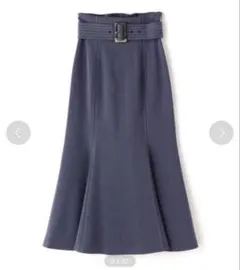 ナチュラルビューティーベーシック バイカラーステッチマーメイドスカート NBB