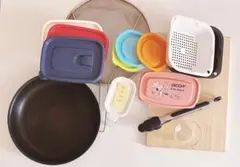 ティファールフライパン、まな板、他キッチングッズまとめ売り 一人暮らし キャンプ