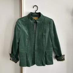 Jocomomola 緑色 テーラードジャケット