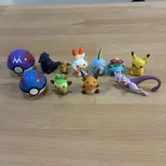 ポケモン フィギュアセット 9体 モンスターボール付き