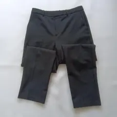 黒いスラックス ユニクロ UNIQLO スーツ ブラック