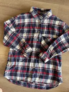 Zara Girls チェック柄長袖シャツ 130