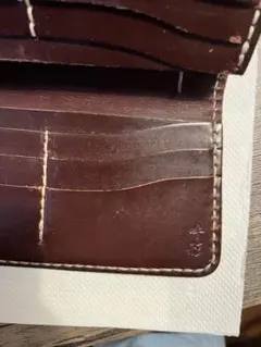 値下げ✩︎革蛸　匠　レザー 二つ折り財布