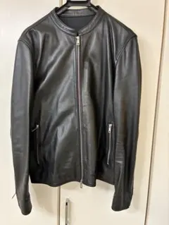UNITED TOKYO シングルライダース レザージャケット ブラック