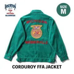 新品＊HOUSTON コーデュロイ FFAジャケット 春夏 グリーン [M]のサムネイル