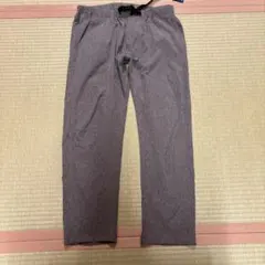 ［GERRY］グレー系チェック ストレートパンツ　伸縮性