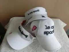 Le Coq Sportif サンバイザー　帽子　３点セット