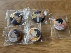 ハイキュー　おみくじ缶バッジ　影山5点セット