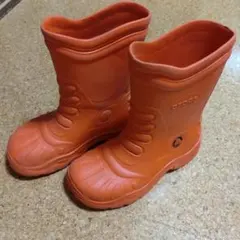 CROCS (クロックス)キッズ長靴 オレンジのサムネイル