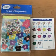 TOKYO DISNEY RESORT Tシャツのメモセット