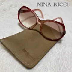 NINA RICCI ニナリッチ サングラス レッド グラデーション ケース付