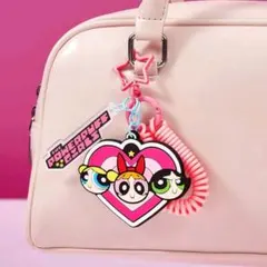 パワーパフガールズ キーホルダー キーチェーン ピンク ハート パワパフ