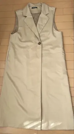 ロングベスト　トレンチジレロング