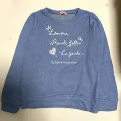 mezzo piano メゾピアノ 水色 セーター ニット y2k 平成 LL