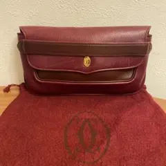 ✨美品✨カルティエ CARTIER マストライン クラッチバッグ ボルドー