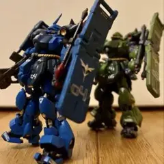 ガンダムアーティファクト ギラ・ドーガ塗装済み完成品 アクリルケース