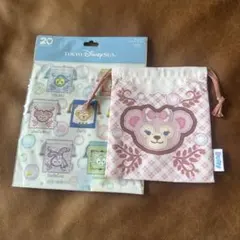 東京ディズニーシー ダッフィー＆フレンズ 20周年 巾着 シェリーメイ
