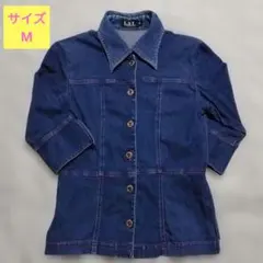 L.A.T. ダークブルー デニムジャケット M