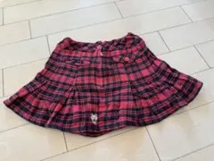 ヒステリックグラマーミニヒスミニチェックスカートキッズ140