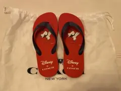 コーチ×ディズニー　ビーチサンダル COACH Disney 日本限定モデルのサムネイル