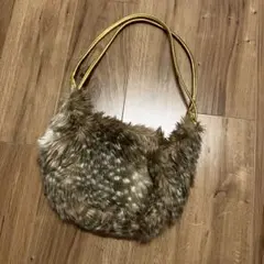 ツモリチサトキャリー♡猫型　ファーバッグ
