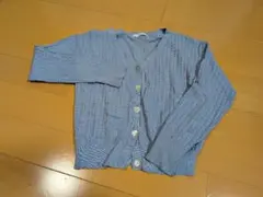 OPAQUE 水色カーディガン