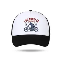 アメカジ　メッシュ　キャップ　帽子　ユニセックス　y2k ストリート バイク